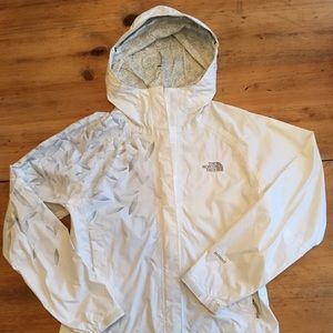 North Face Leaves White Hyvent Jacket